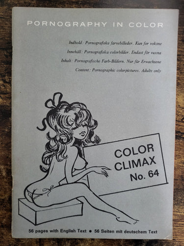 Color Climax Magazine No 64.. Danish Hardcore..Small Format